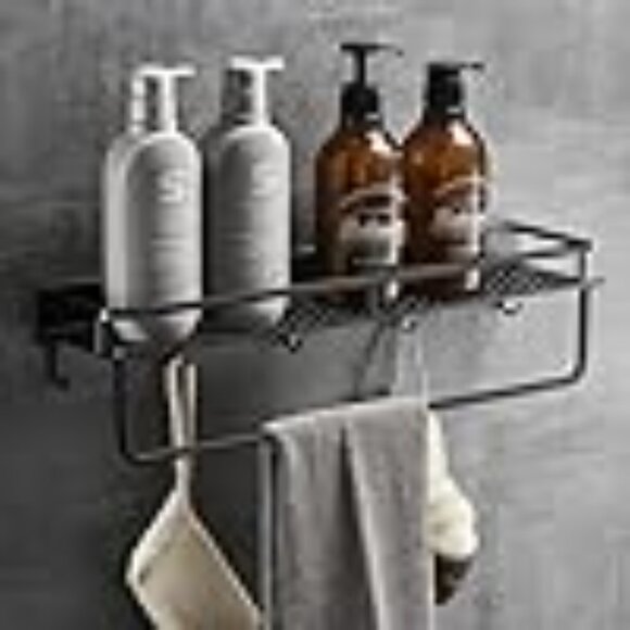 Other - ⭐ Bathroom Double Towel Bar w/ 4 hooks NWOT